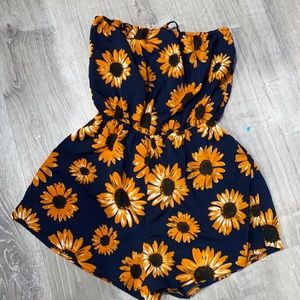 Cute Summer Tube Romper